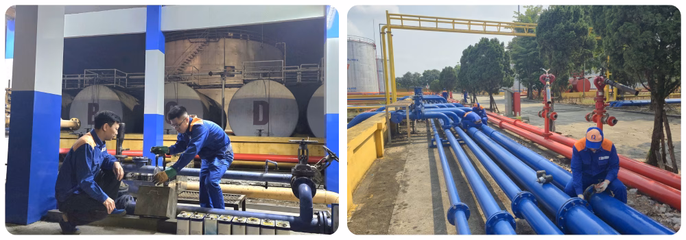 Sự chuyên nghiệp trong quy trình vận hành giúp đảm bảo an ninh năng lượng cho khu vực.